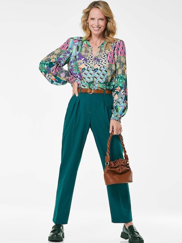 Goldner Blouse in Groen