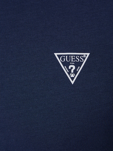 GUESS T-Shirt 'CALEB HERO' in Blau