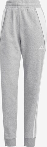 ADIDAS PERFORMANCE Workout Pants 'Tiro 24' in Grey: front