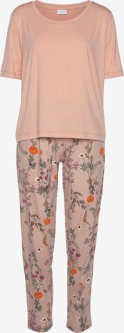 LASCANA Pajama in Pink: front