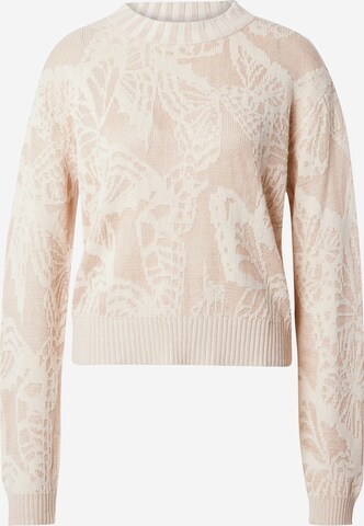 Pull-over 'MILA' GUESS en beige : devant