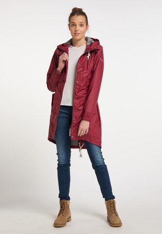 Manteau mi-saison Schmuddelwedda en rouge