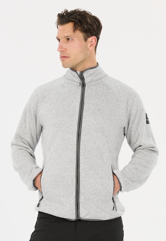 Whistler Athletic fleece jacket 'Wolven' in Grey: front
