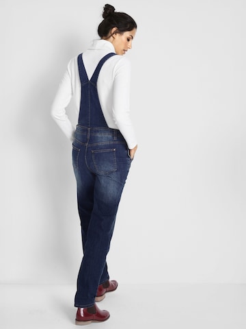 bonprix Loosefit Tuinbroek jeans in Blauw