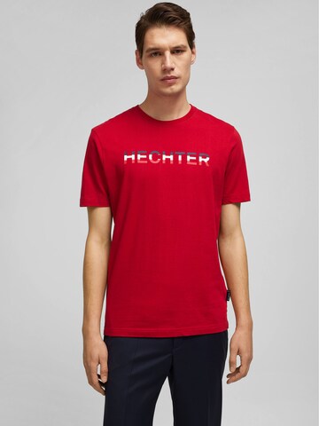 T-Shirt HECHTER PARIS en rouge : devant