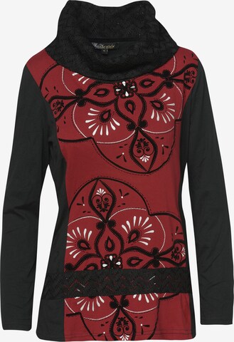 KOROSHI Shirt in Rood: voorkant