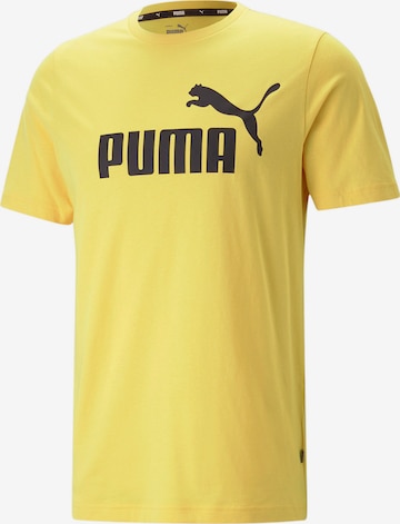 T-Shirt fonctionnel 'Essential' PUMA en jaune : devant