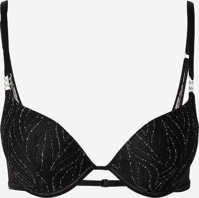 Women' Secret Soutien-gorge 'EMBROIDERY' en noir / argent, Vue avec produit