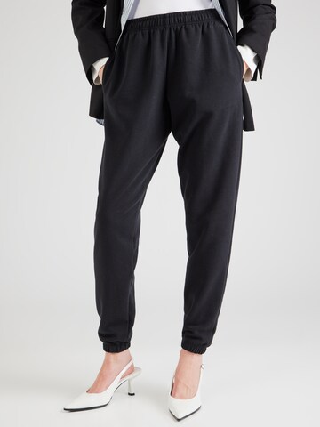 mazine Tapered Trousers 'Maple' in Black: front