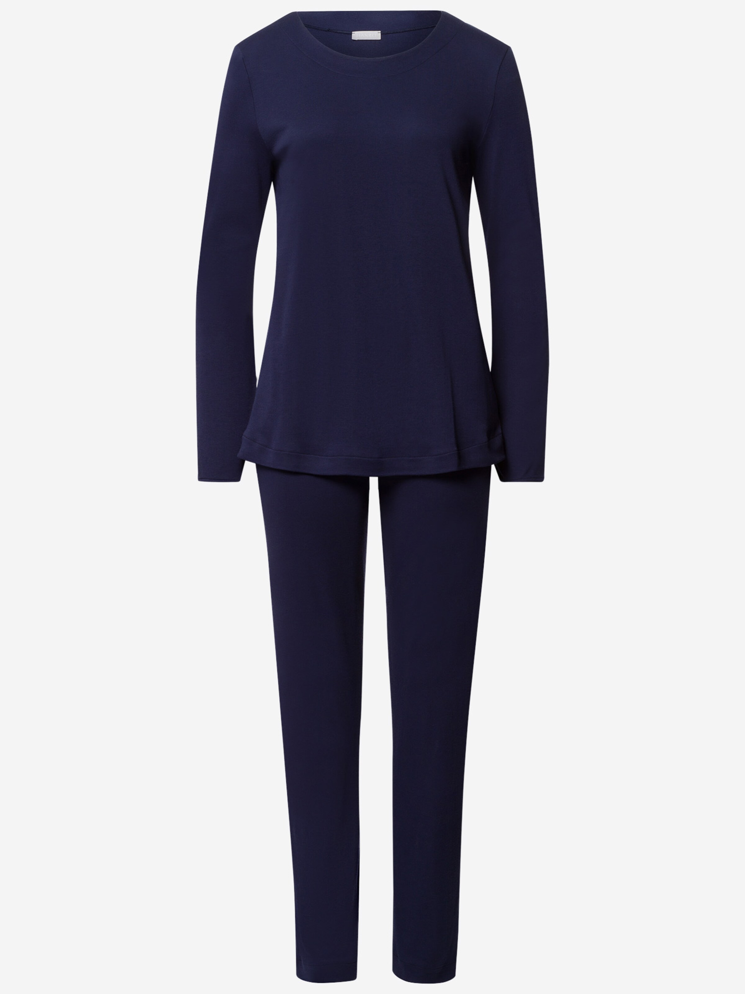 Pyjama ' Malena ' Hanro en bleu : devant