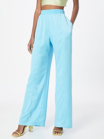 Nasty Gal Loose fit Trousers in Blue: front