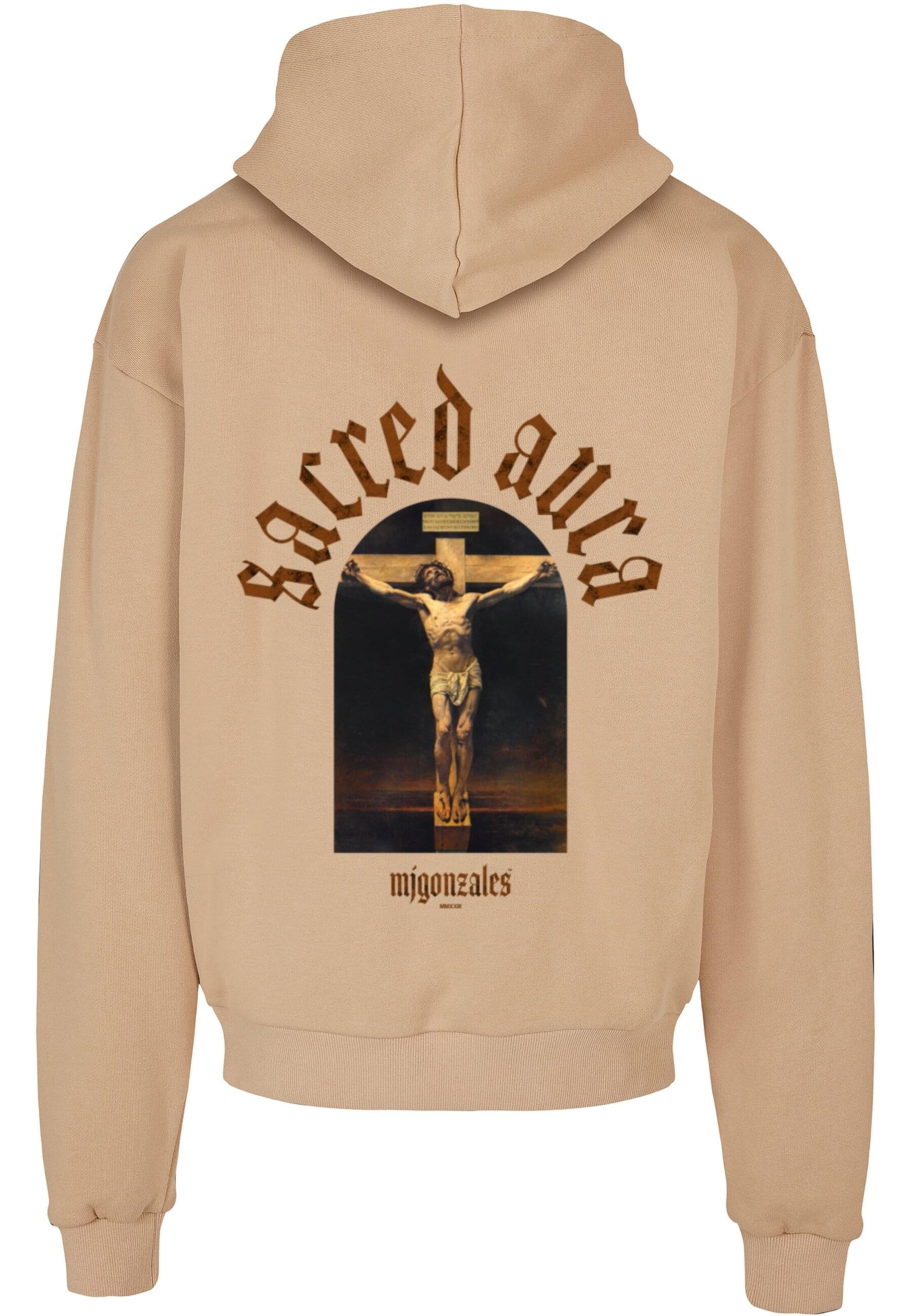 Felpa 'SACRED AURA' di MJ Gonzales in beige