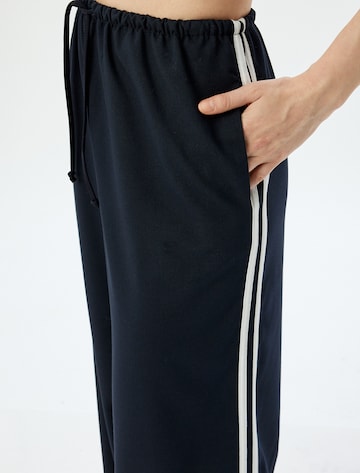 Koton Wide Leg Hose in Blau
