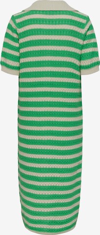 Y.A.S Knitted dress 'Croc' in Green