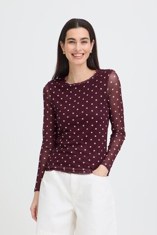 b.young Blouse 'BYRunanna' in Rood: voorkant