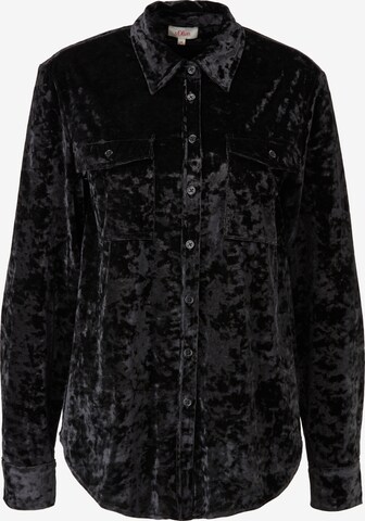 s.Oliver Blouse in Black: front