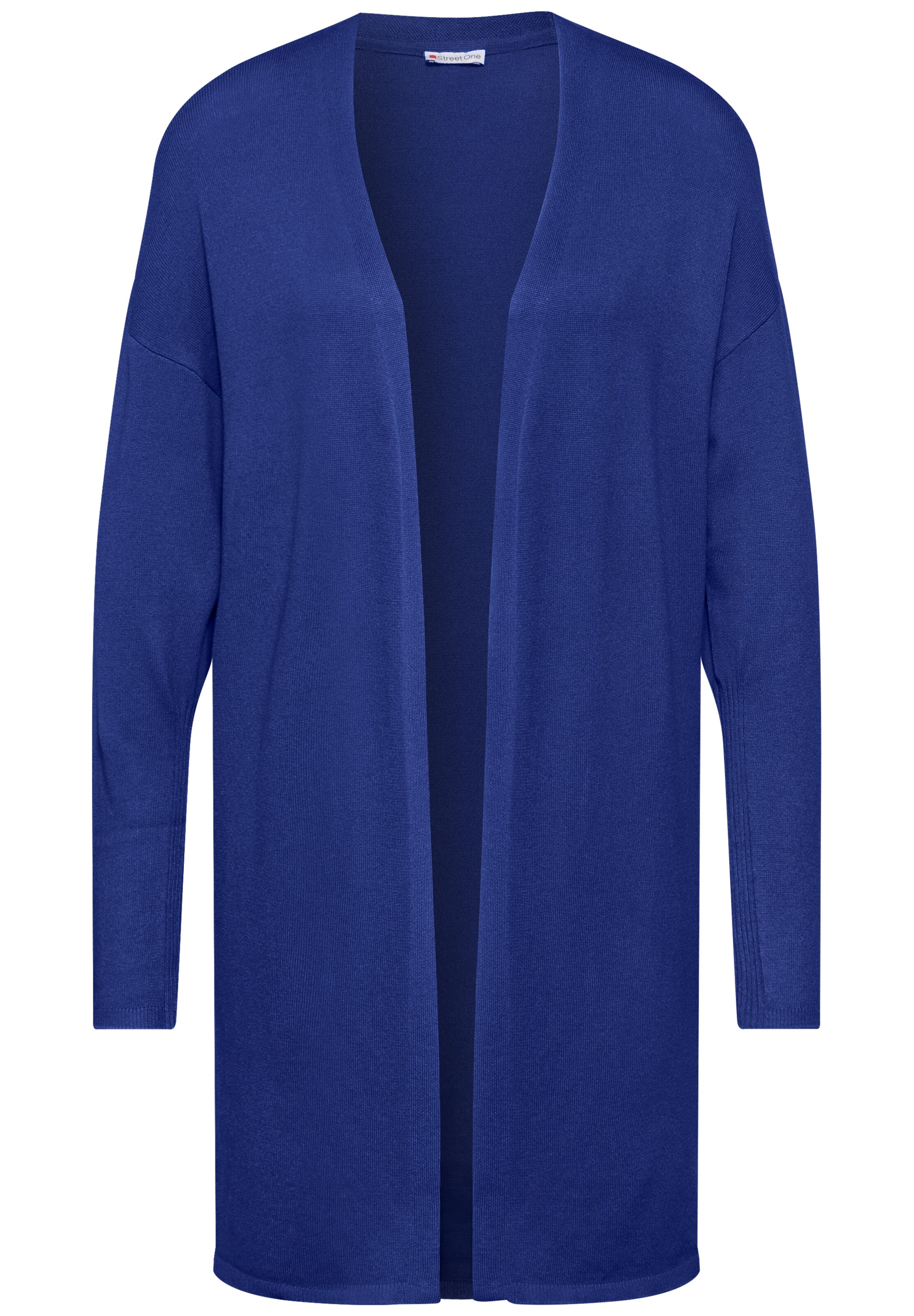 STREET ONE Langer Cardigan in Blau: Vorderseite