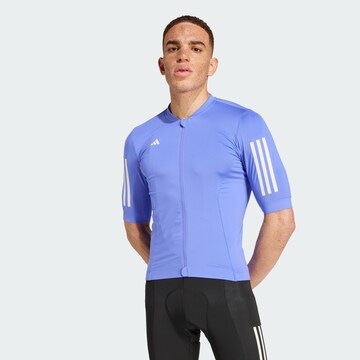 ADIDAS PERFORMANCE Sportstrickjacke 'Tempo' in Blau: Vorderseite