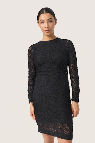 Robe 'SLMaleve' SOAKED IN LUXURY en noir : devant