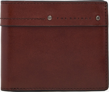 The Bridge Wallet in Brown: front