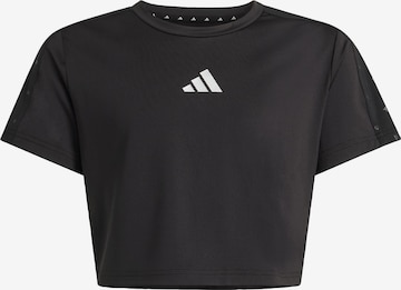 ADIDAS SPORTSWEAR Functioneel shirt 'Train Essentials Seasonal' in Zwart: voorkant