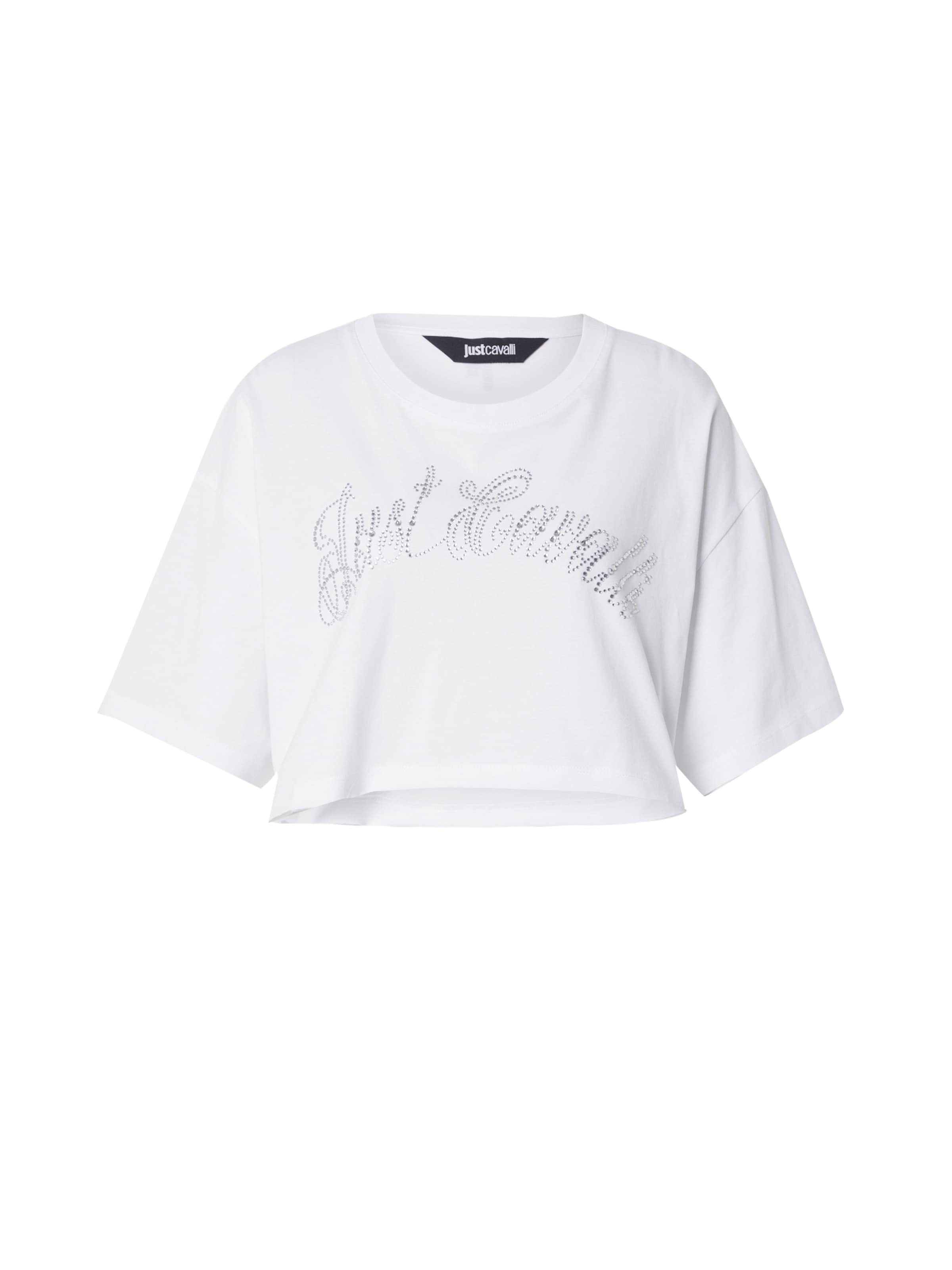 Just Cavalli Tričko – bílá: přední strana
