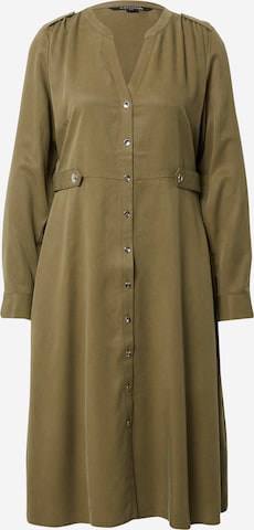 COMMA Shirt Dress in Green: front