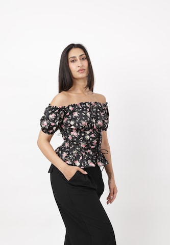 Elara Blouse in Zwart