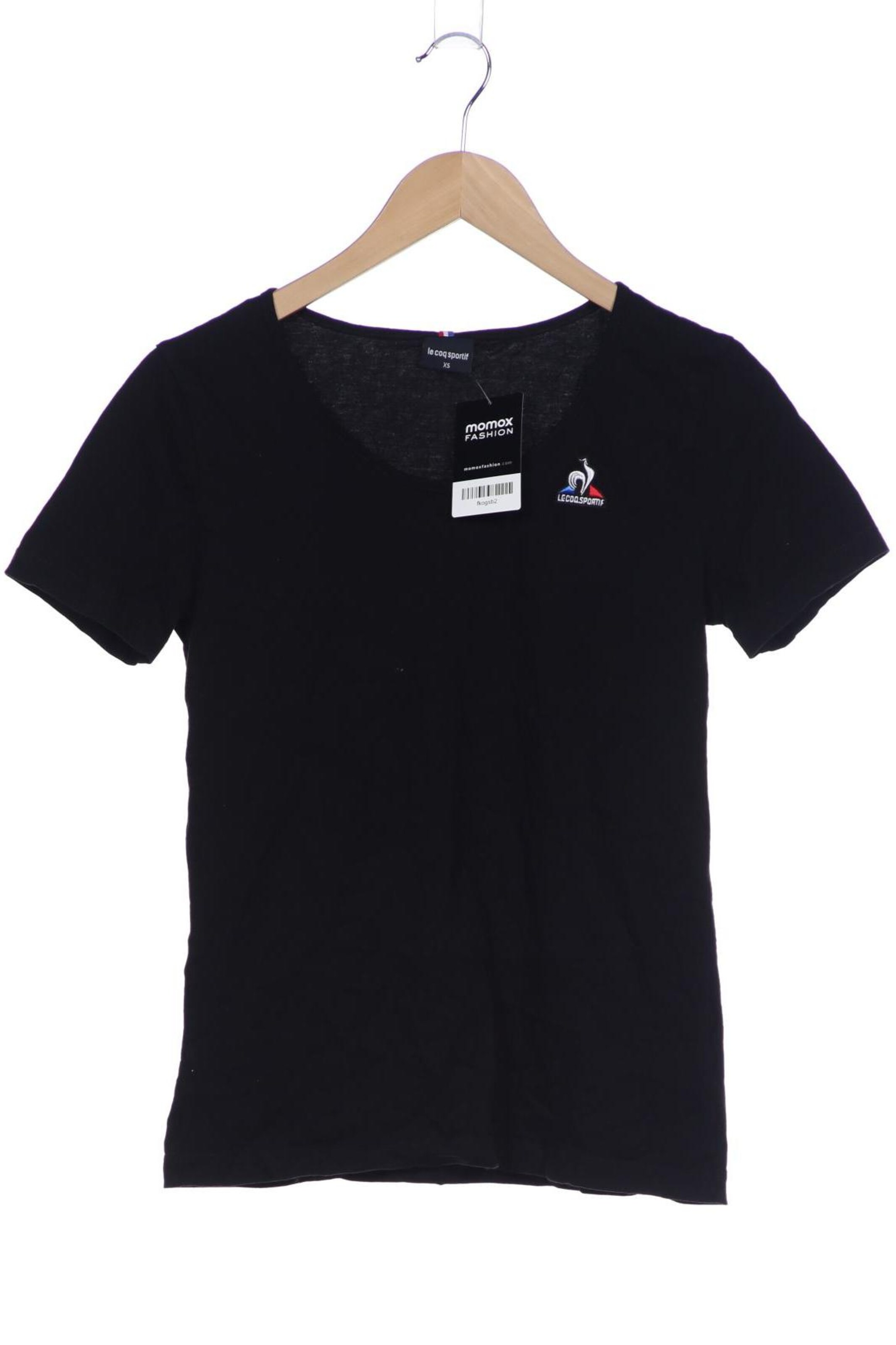 LE COQ SPORTIF T-Shirt XS in Schwarz: Vorderseite