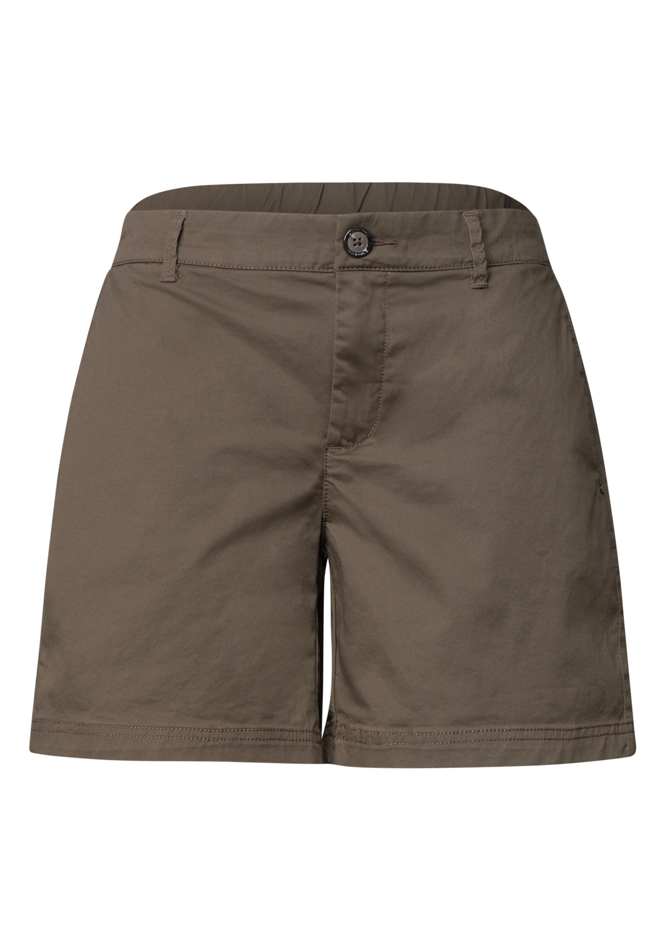 STREET ONE Shorts in 32 in dunkelbraun, Produktansicht
