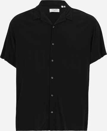 Jack & Jones Plus Comfort Fit Paita 'JJEJeff' värissä musta: etupuoli