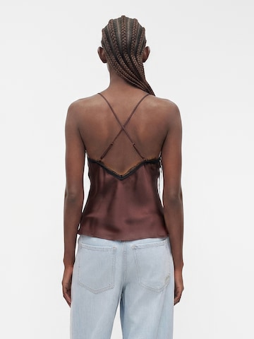 TOPSHOP Top 'NAOMI' | rjava barva