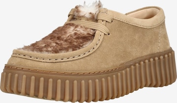 Scarpa stringata di CLARKS in beige: frontale