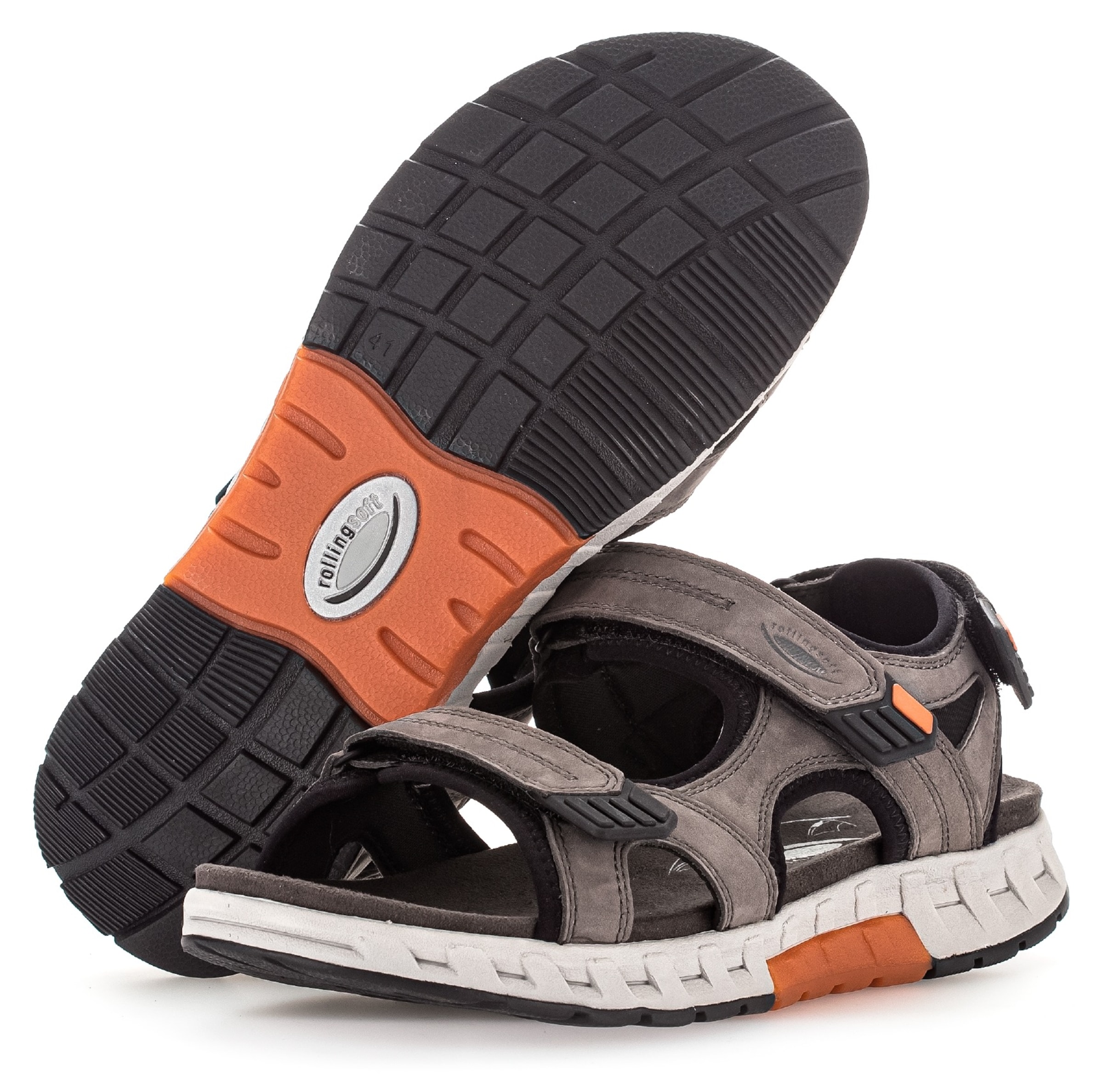 Pius Gabor Hiking Sandals in Grey