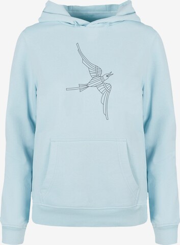 Merchcode Sweatshirt 'Bird 2' in Blauw: voorkant