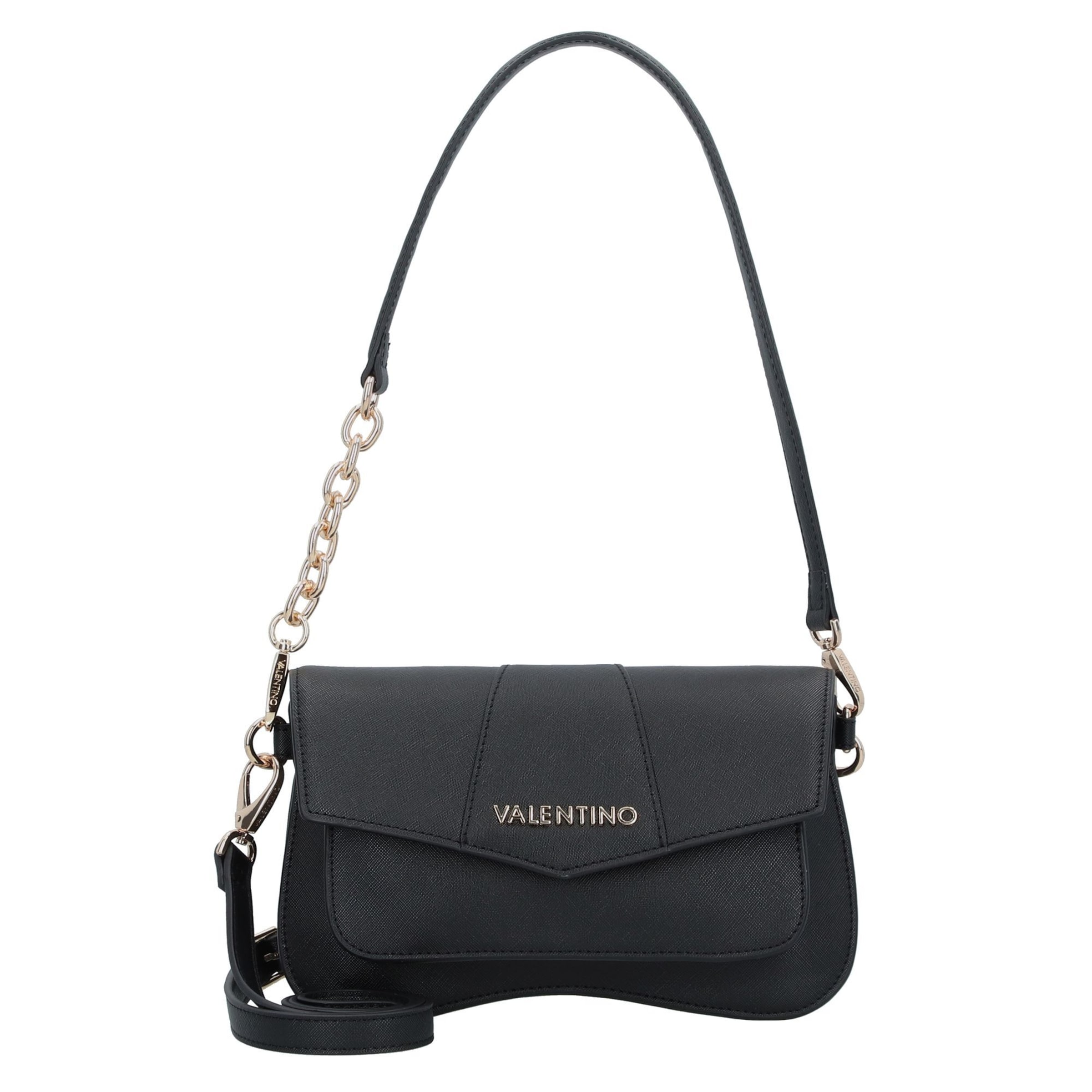 Borsa a spalla 'Unika' di VALENTINO in nero: frontale