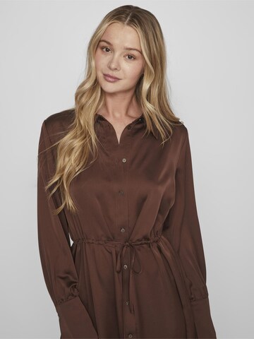 VILA Shirt Dress in Brown