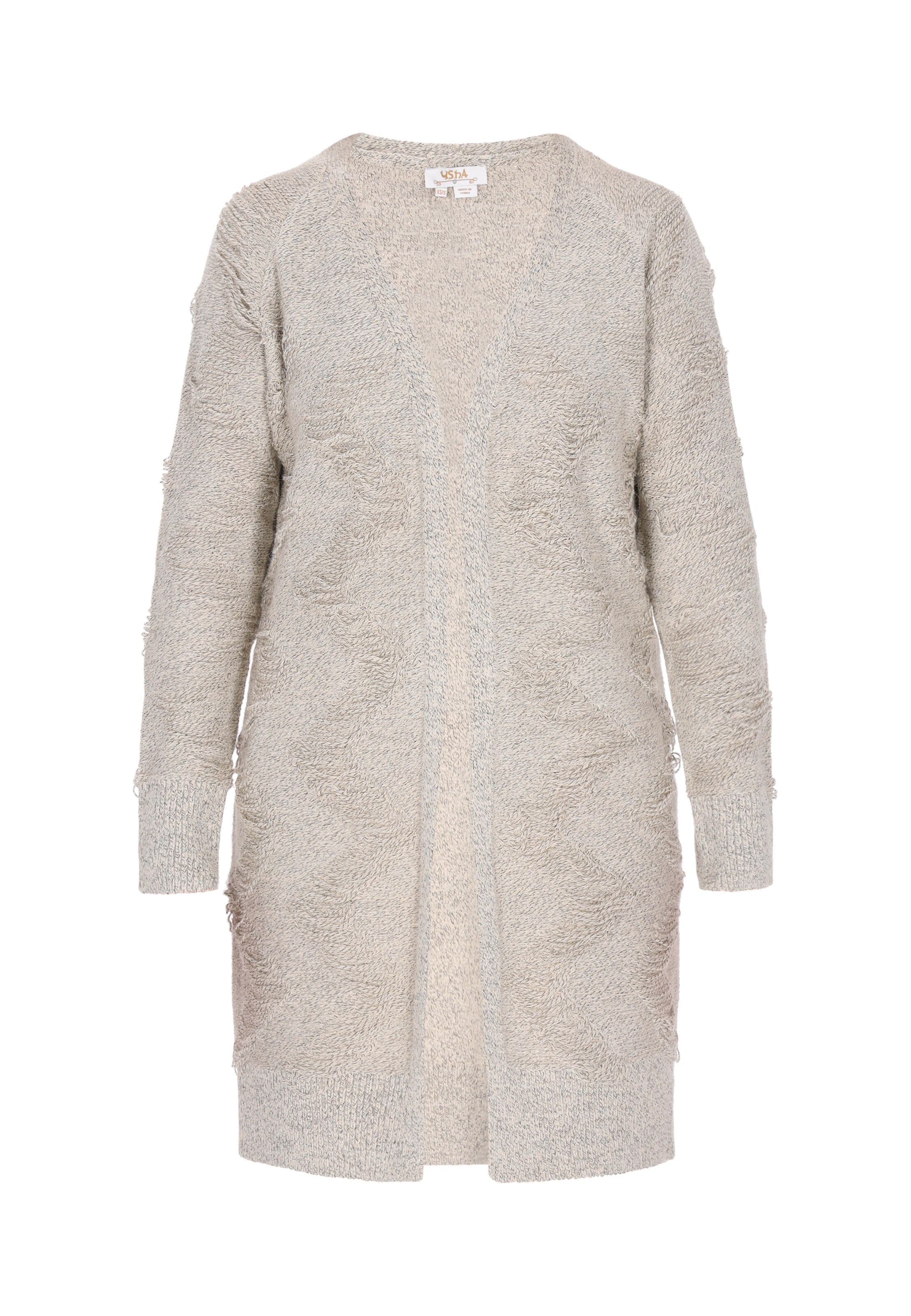 usha FESTIVAL Knit cardigan in Beige: front