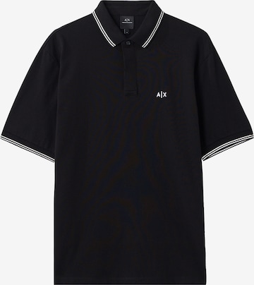 ARMANI EXCHANGE - Camiseta en negro: frente