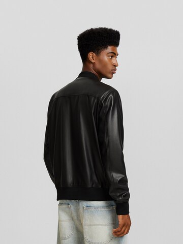 Veste mi-saison Bershka en noir