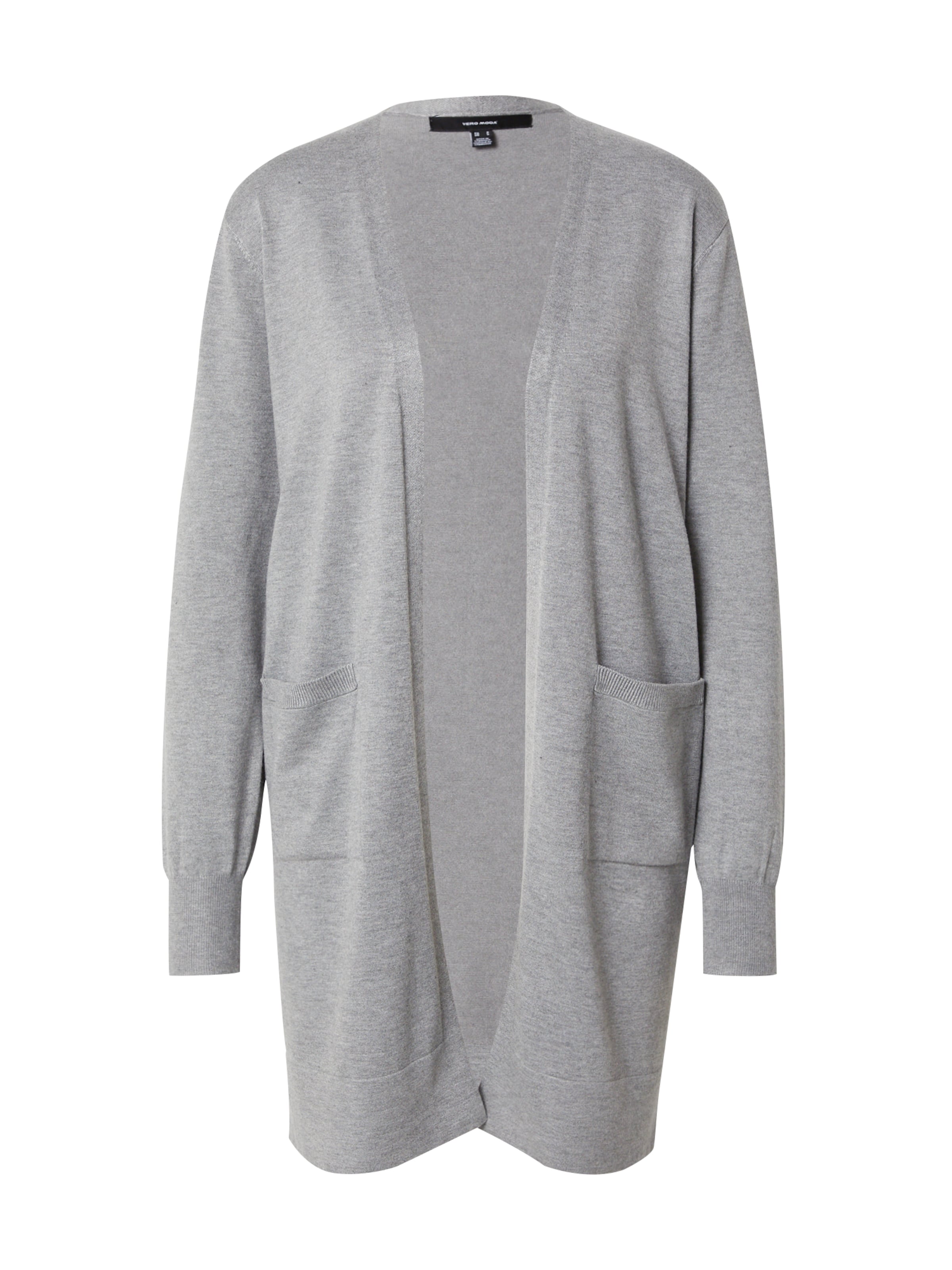 VERO MODA Kampsun 'Silje', värv hall: eest vaates