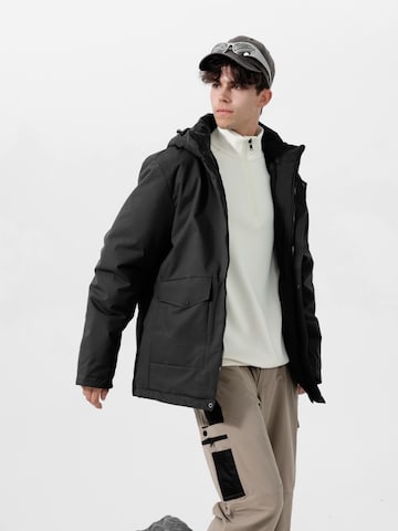 YOUTHUP Winter Jacket 'Kuschel' in Black