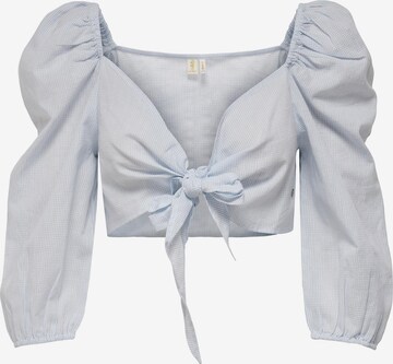 ONLY Blouse 'Ivy' in Blauw: voorkant