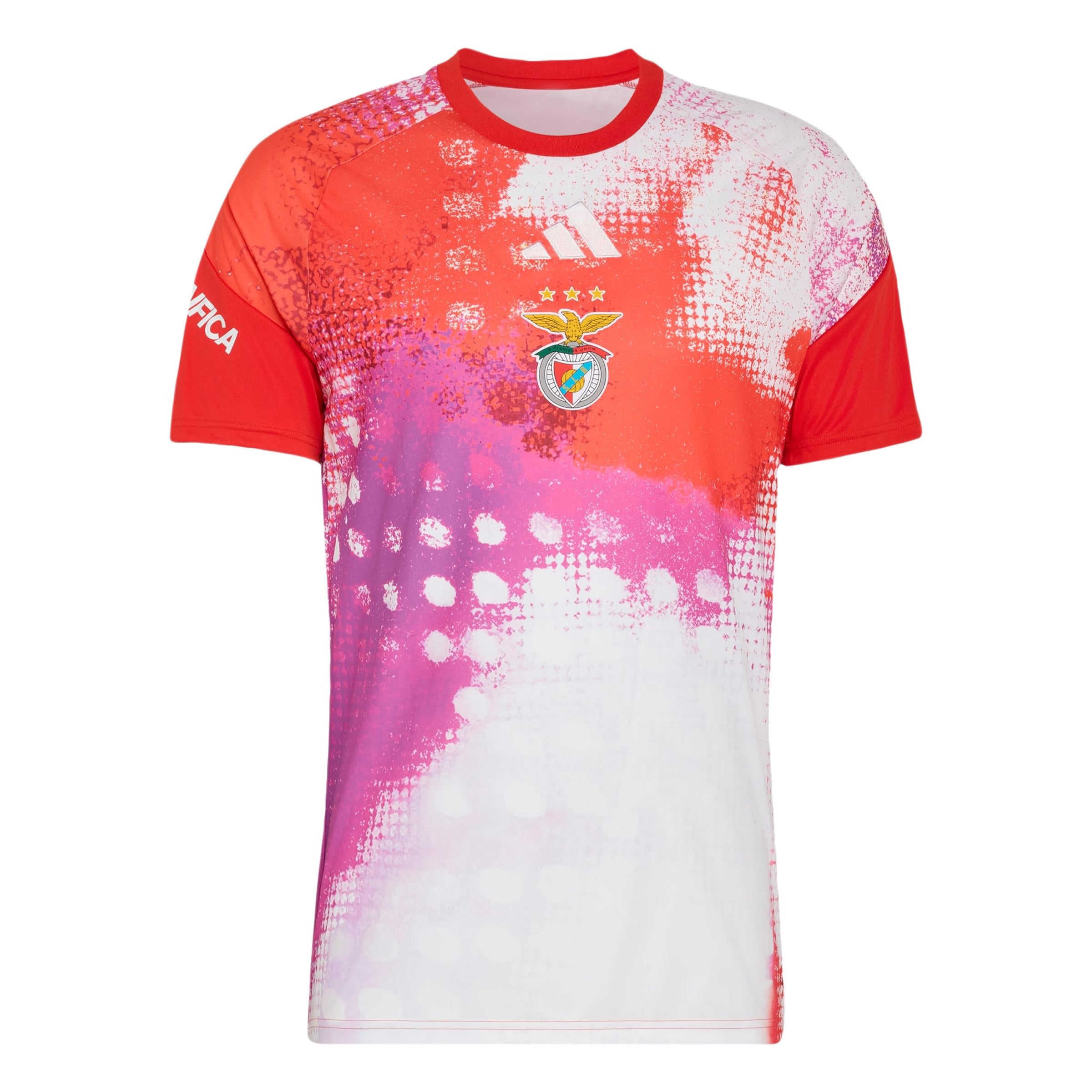 ADIDAS PERFORMANCE Camisa funcionais 'Benfica Lissabon 26/27 Pre-Match' em XS em amarelo / roxo / vermelho / branco, Vista do artigo