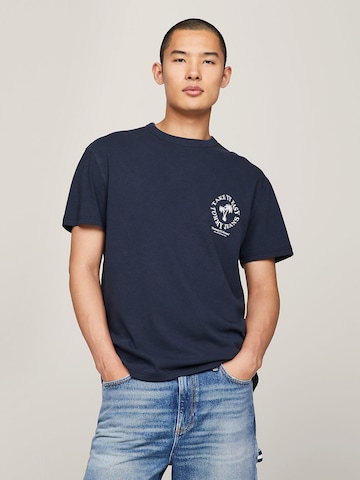 Tommy Jeans - Camiseta en azul: frente