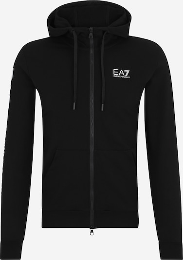 EA7 Emporio Armani Gornji dio trenirke u crna / bijela, Pregled proizvoda