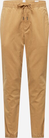 Effilé Pantalon GAP en marron : devant