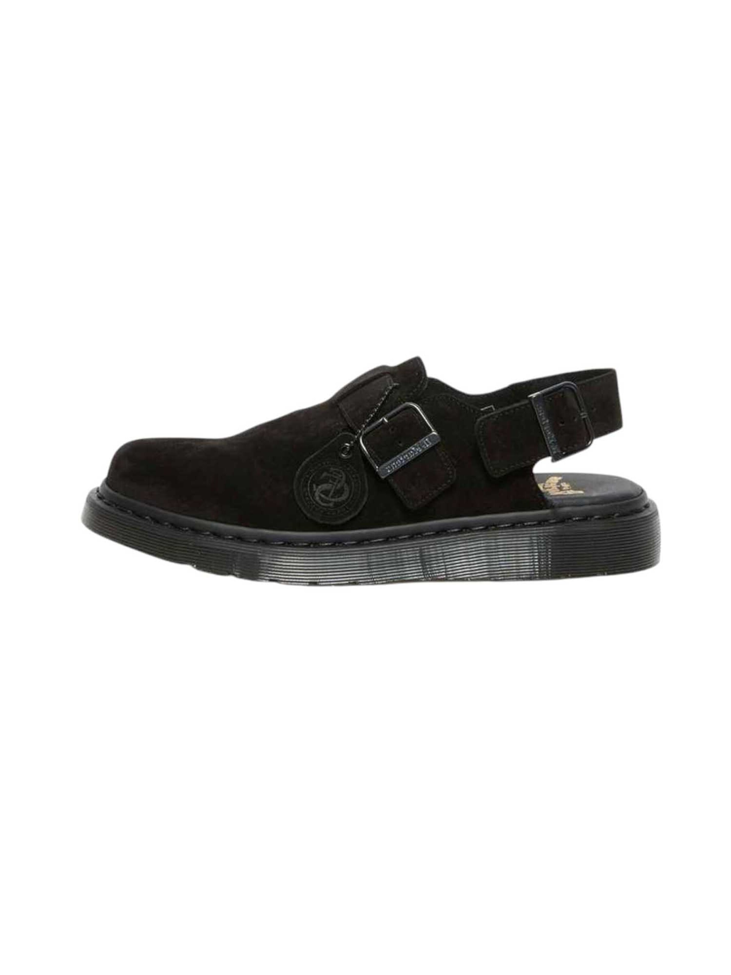 Dr. Martens Sandalen met riem in Zwart: voorkant