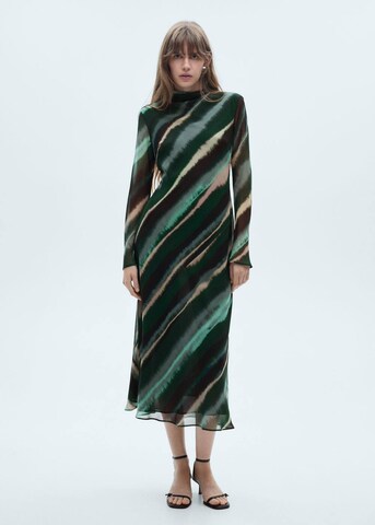 MANGO Dress 'Mineral-a' in Green