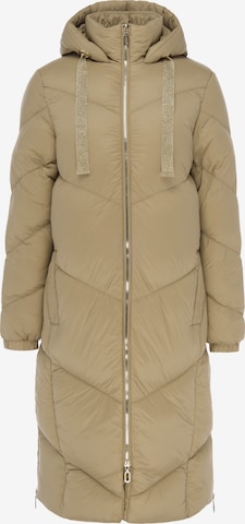 Manteau mi-saison faina en beige : devant